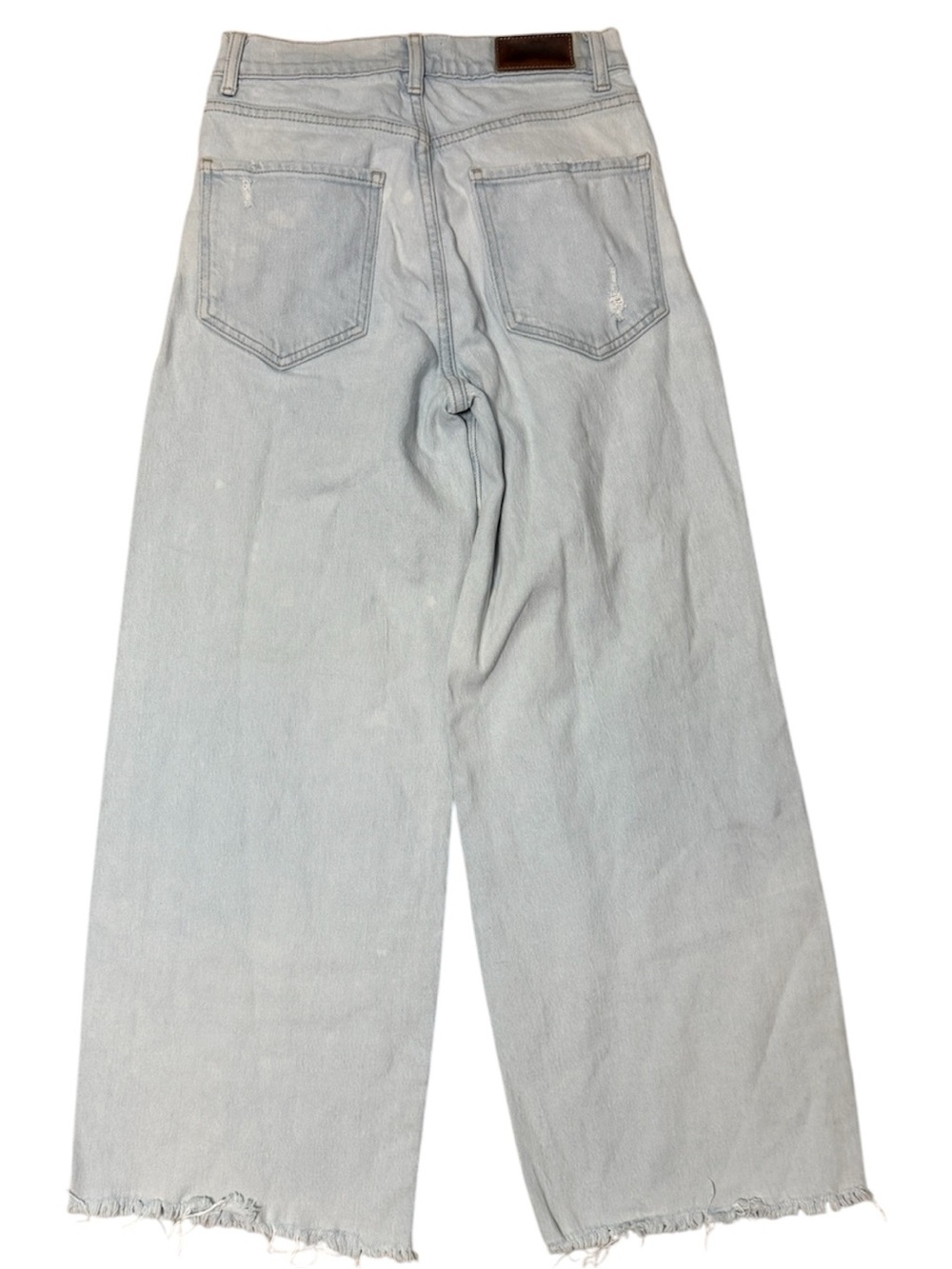 Rails The Getty Crop High Rise Light Wash Wide Leg Button-Fly Jeans - Picture 4 of 8